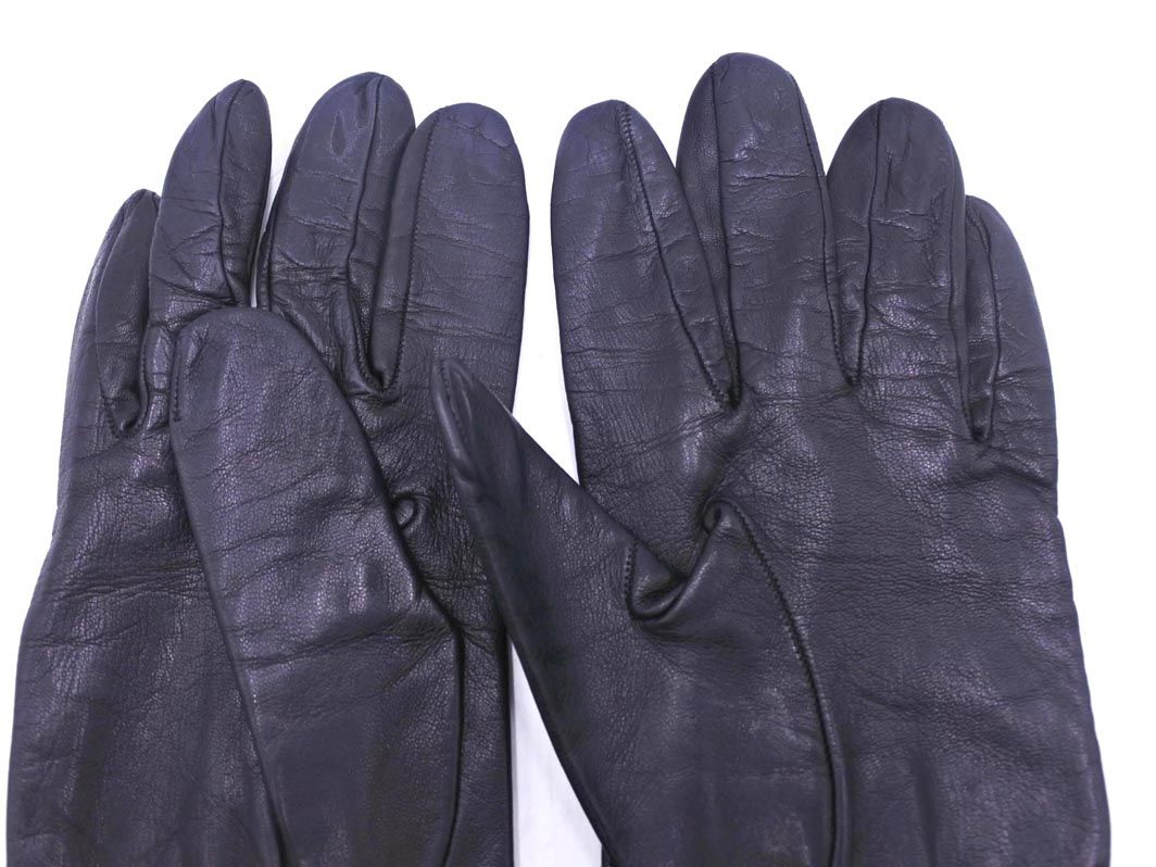 SERMONETA GLOVES サルモネータグローブス 本革 レザー 手袋 size7/黒