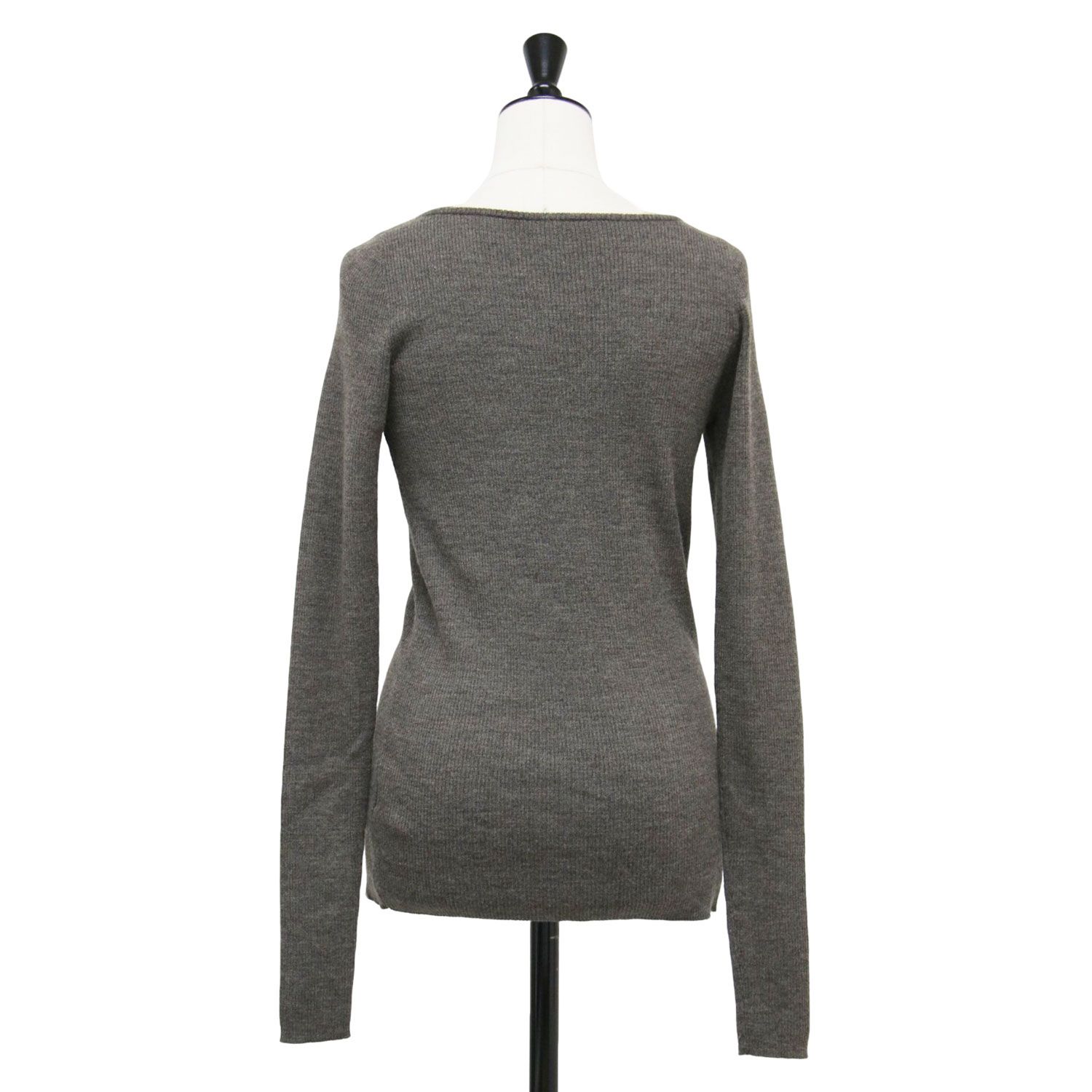 新品　アパルトモンブラウン ボートネックニット L'Appartement DEUXIEME CLASSE（ボートネック ・ ニット/セーター）の