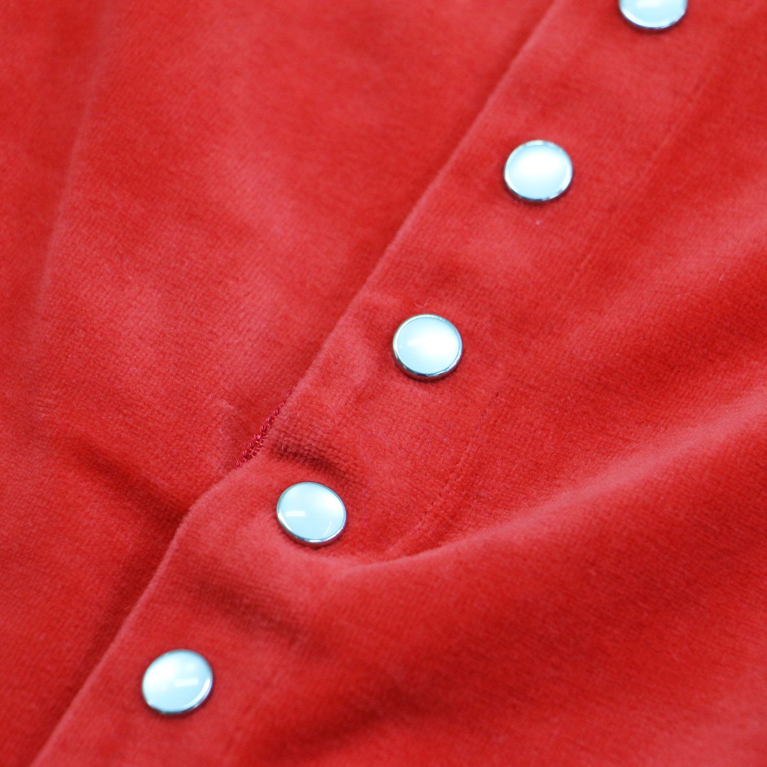 MACPHEE マカフィー カーディガン レッド サイズ:S(9号) | 22秋冬 コットン ポリエステル ベロア クルーネック カーディガン | 長袖 スナップボタン コットン | トップス | 日本製【レディース】【中古】【K4659】 MACPHEE マカフィー カーディガン レッド サイズ:S(9号) | 22秋冬