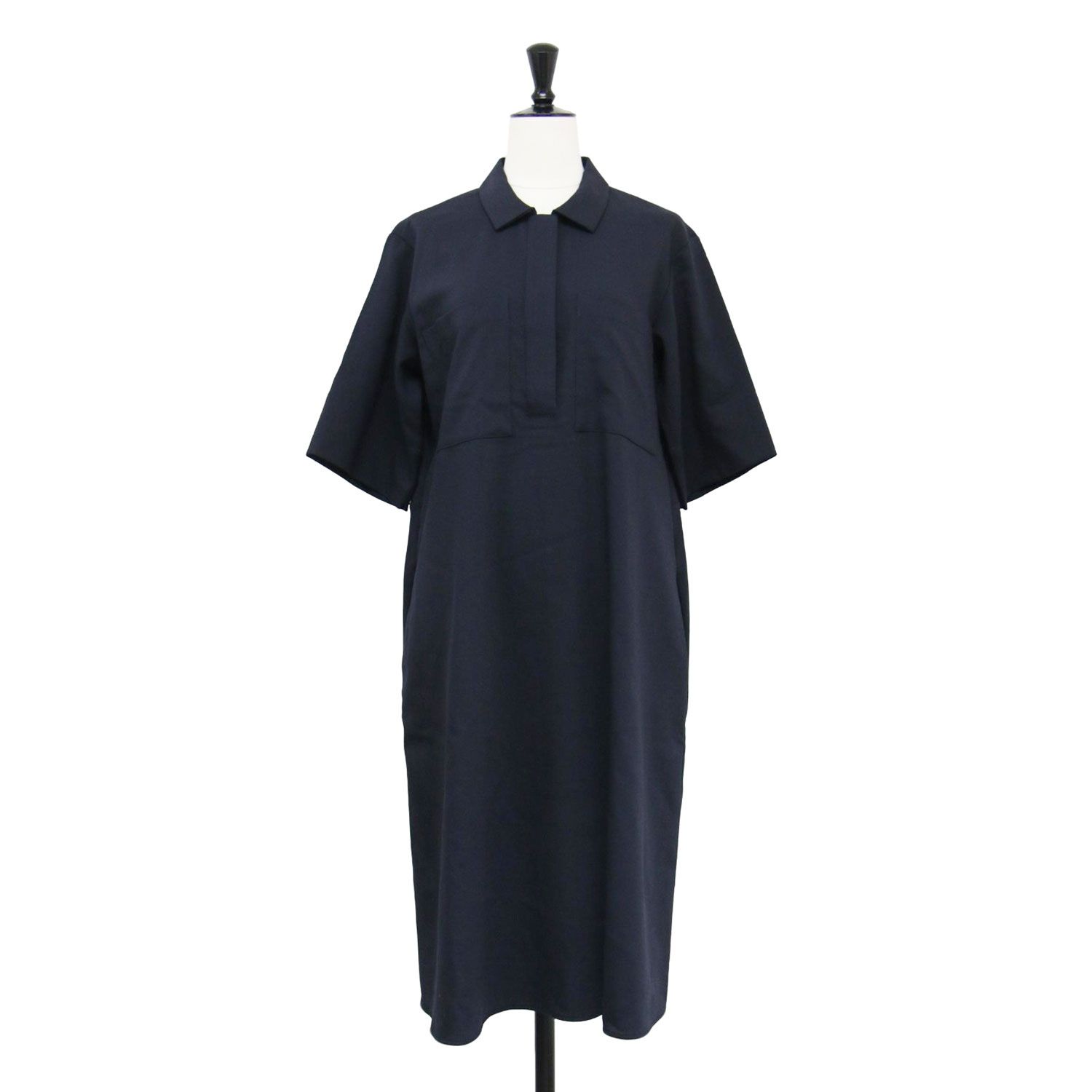 JIL SANDER NAVY ジルサンダー ネイビー ワンピース ネイビー 紺