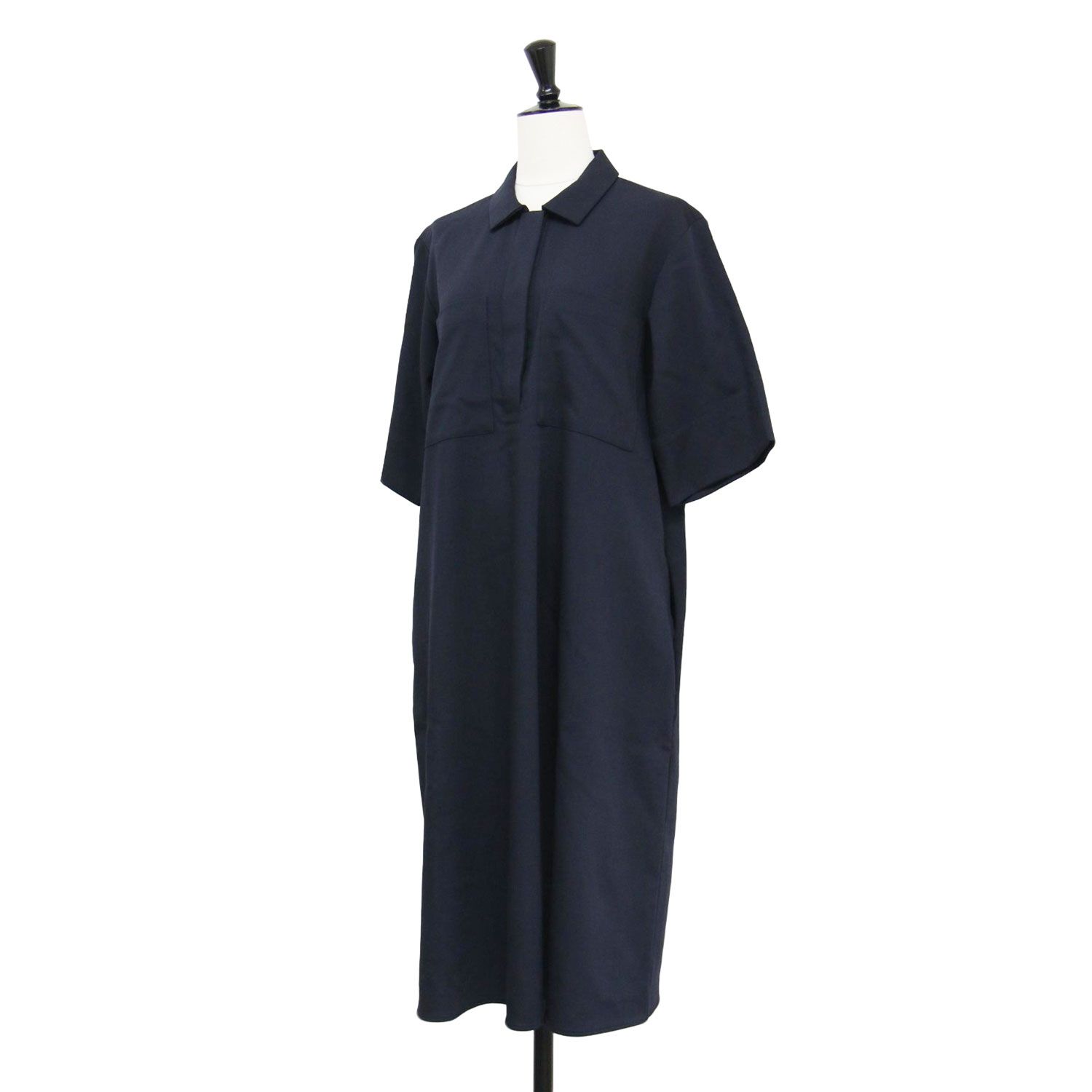 JIL SANDER NAVY ジルサンダー ネイビー ワンピース ネイビー 紺