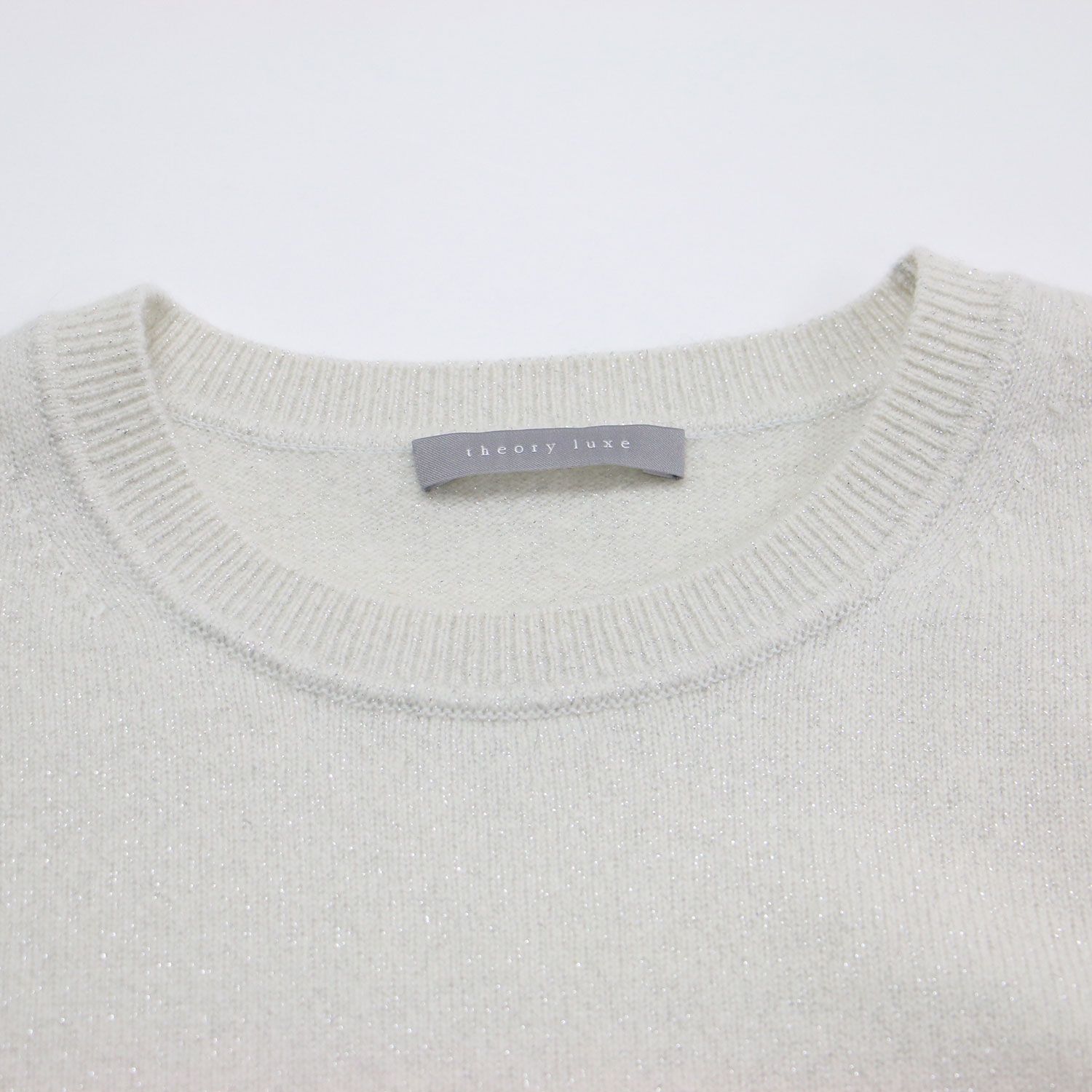 theory luxe セオリーリュクス ニット ホワイト 白 サイズ:38(M) | 24