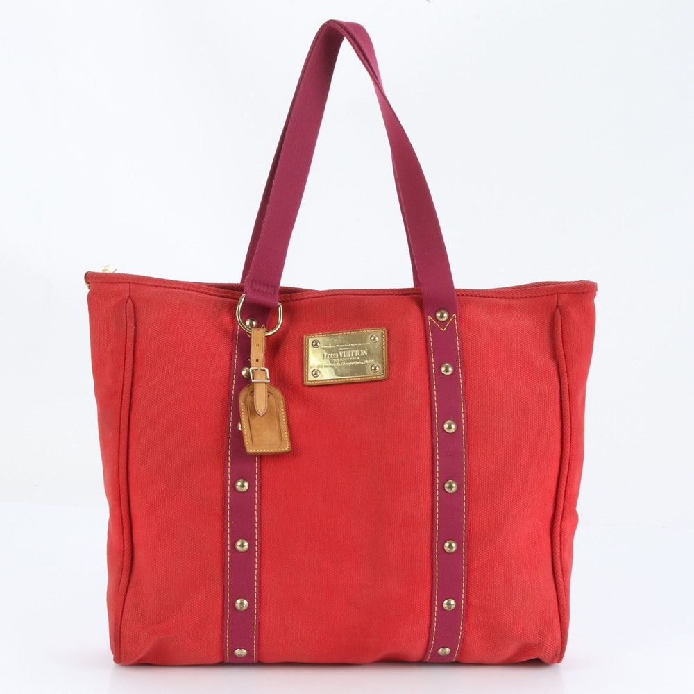 新品同様 ルイヴィトン■アンティグア カバ GM トート バッグ M40033 goldplazajp_itits7163etc