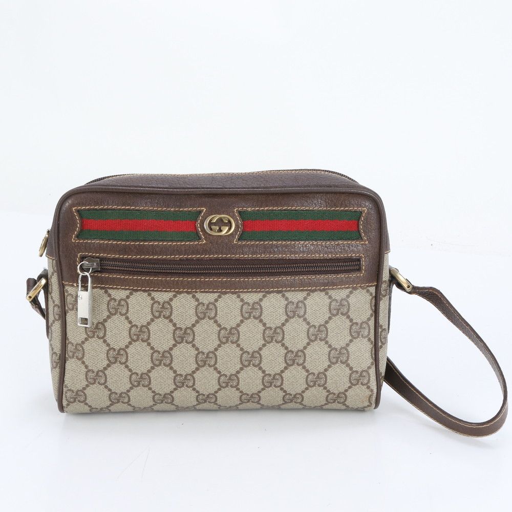 美品 ヴィンテージ オールド グッチ GG スプリーム シェリーライン 116