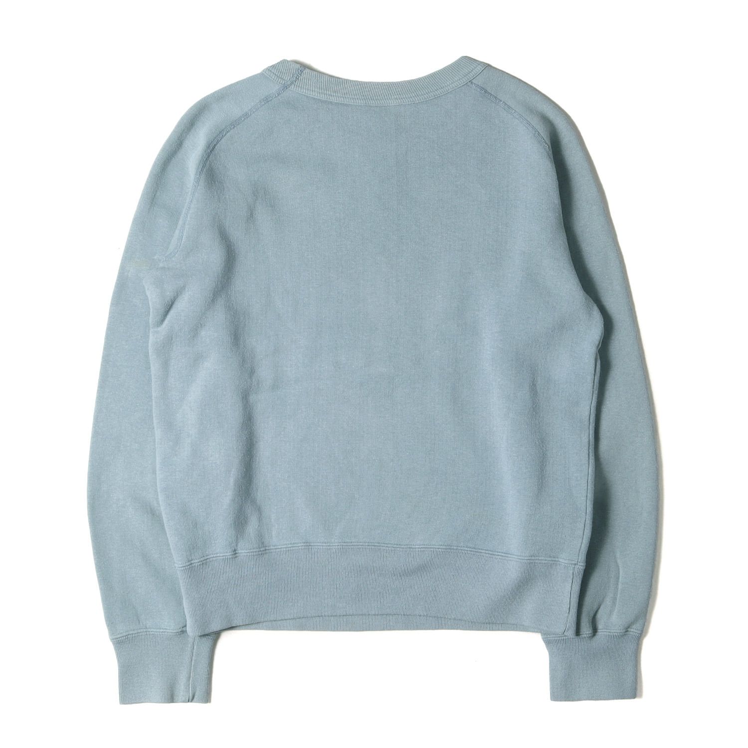 GLAMOUR ヒステリックグラマー スウェット ブルー サイズ レディース 90 s SPY ラグランスリーブ スウェットシャツ 2 CS-4120 90年代 アーカイブ