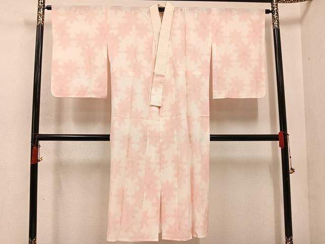 平和屋着物●長襦袢 単衣 花尽くし 正絹 ph