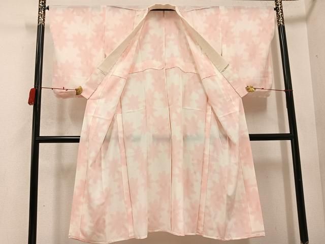 平和屋着物●長襦袢 単衣 花尽くし 正絹 ph