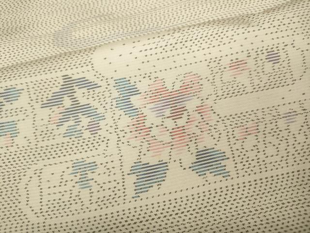 平和屋着物○本場大島紬 白大島 エ霞花文 正絹 逸品 CAAZ2782ut - メルカリ