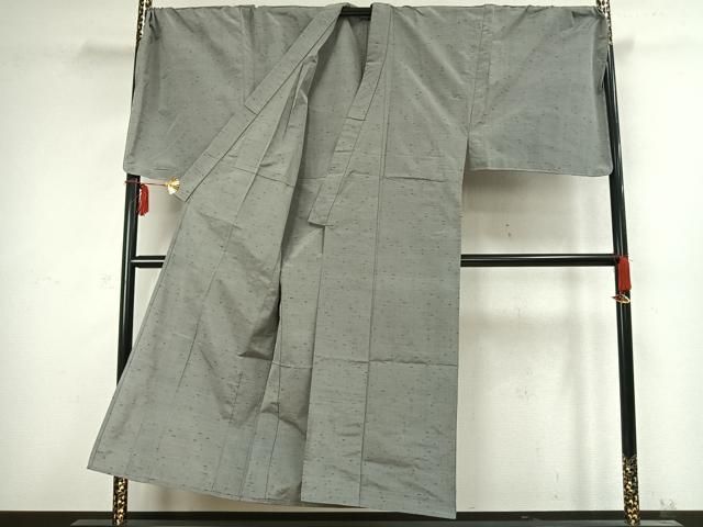 平和屋着物 男性 紬 単衣 アンサンブル 霞文 キングサイズ 正絹 fy