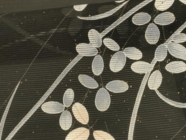 平和屋着物＊夏物 小紋 絽 萩文 金彩 洗える着物 AABC9363jd - メルカリ