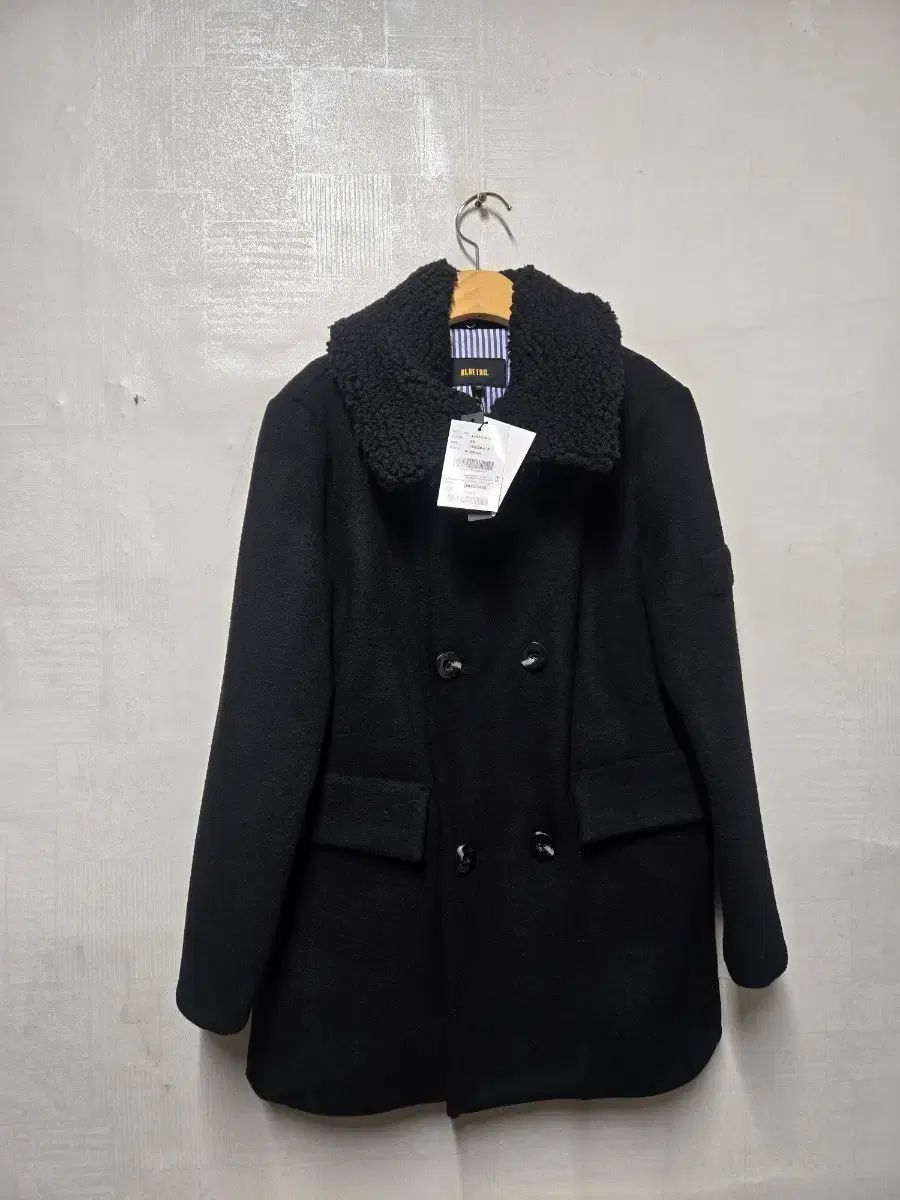 ブルーテイル シープスキンファー ウールカシミア コート 140