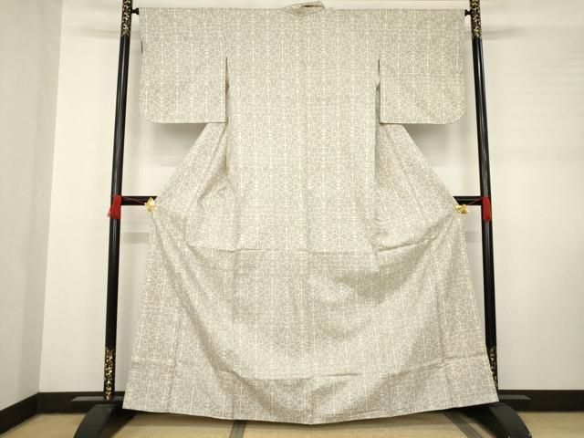 平和屋着物○本場大島紬 一元7マルキ 葉尽くし 正絹 逸品 AABD3979ph