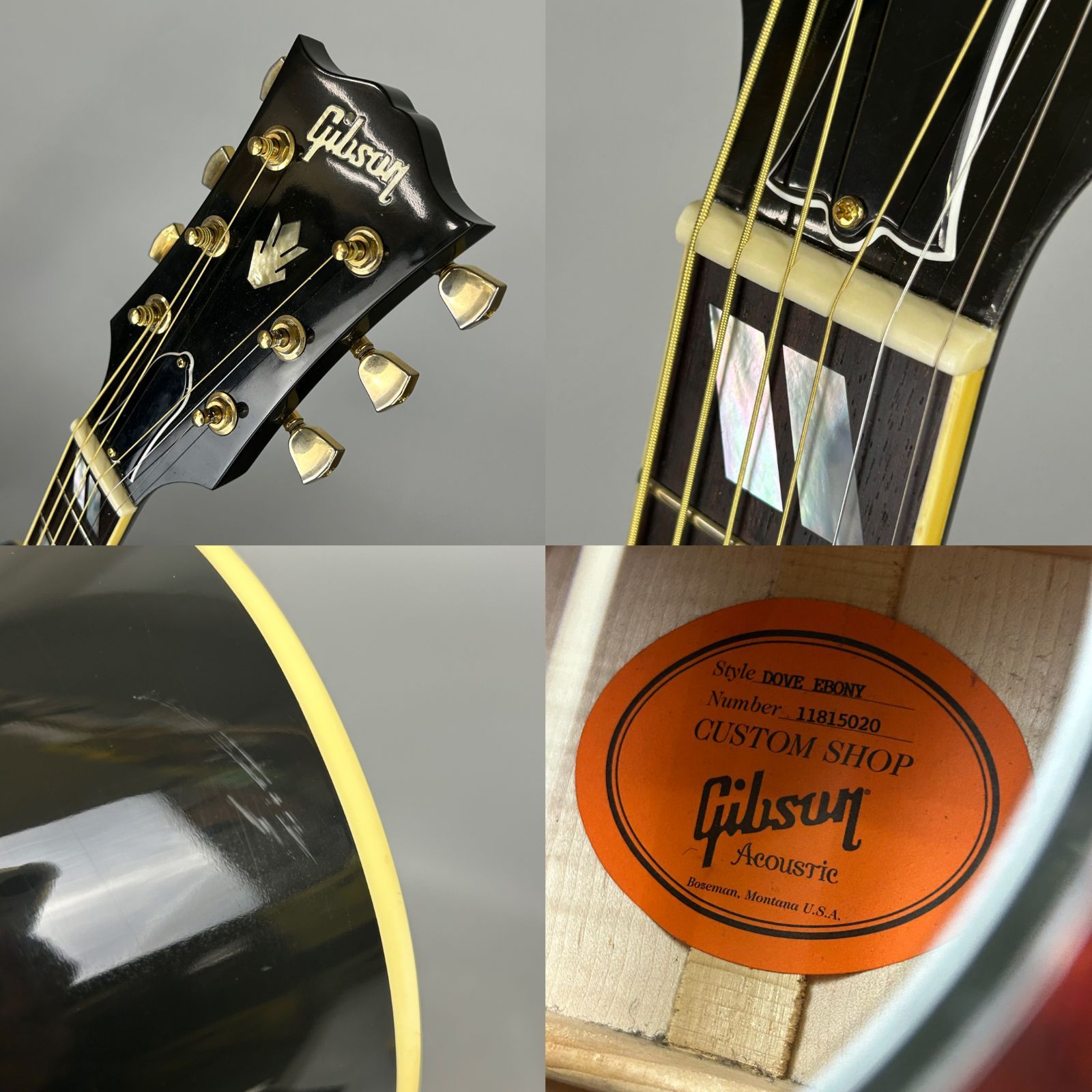 Gibson Custom Shop Dove Original Ebony 2015年製 A9ADL420603 f145
