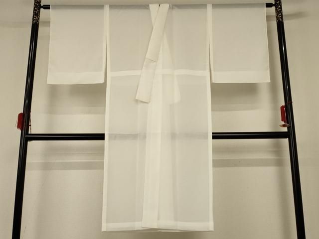 平和屋着物＊夏物 長襦袢 絽 白色 洗える着物 AABD4577jd