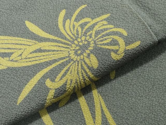 平和屋着物○世界的人形師 辻村寿三郎 ジュサブロー 小紋 乱菊 伊と幸