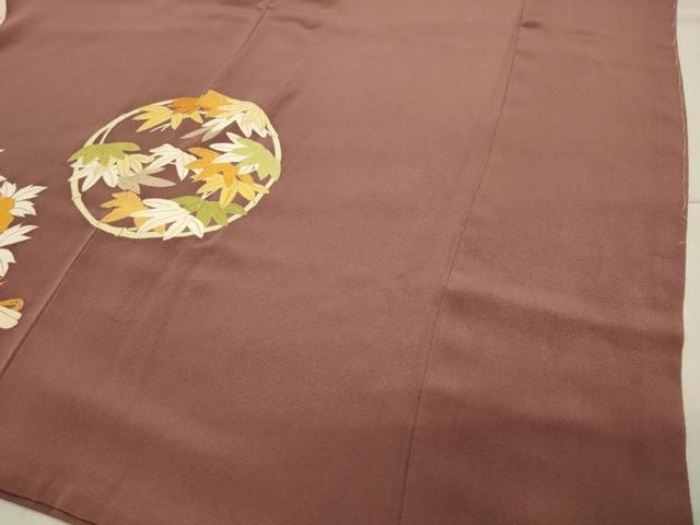 平和屋着物○銀座 志ま亀 色留袖 花丸文 金彩 たとう紙付き 正絹 逸品