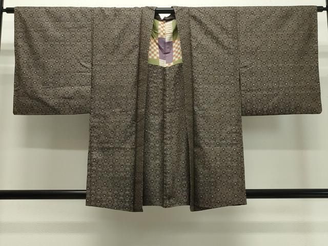 本場龍郷大島 正絹 本場大島紬 龍郷 着物 羽織 アンサンブル 平和屋着物○本場大島紬 龍郷絣 アンサンブル 正絹 逸品 CABA1461gh