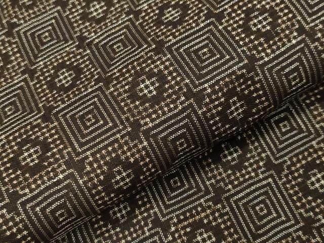 本場龍郷大島 正絹 本場大島紬 龍郷 着物 羽織 アンサンブル 平和屋着物○本場大島紬 龍郷絣 アンサンブル 正絹 逸品 CABA1461gh