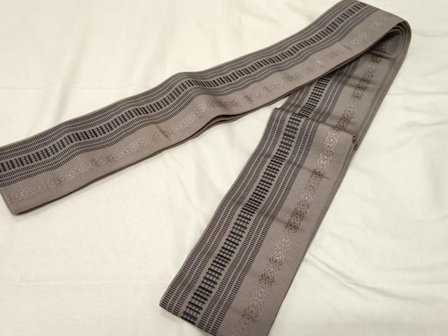 平和屋着物 男性 本場筑前博多織 角帯 献上 正絹 dy
