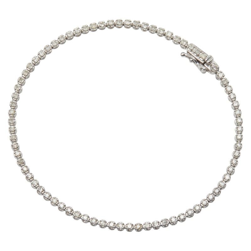 テニスチェーン K 14 WG ホワイトゴールド レディース 1-0246544