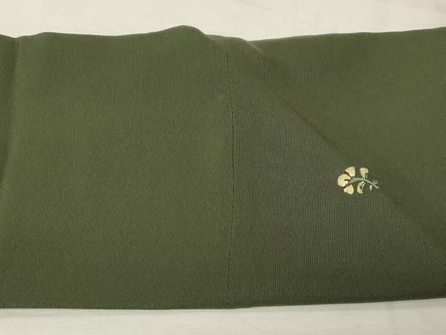 平和屋着物○九寸名古屋帯 総刺繍 草花文 正絹 逸品 未使用 CABA2378dy