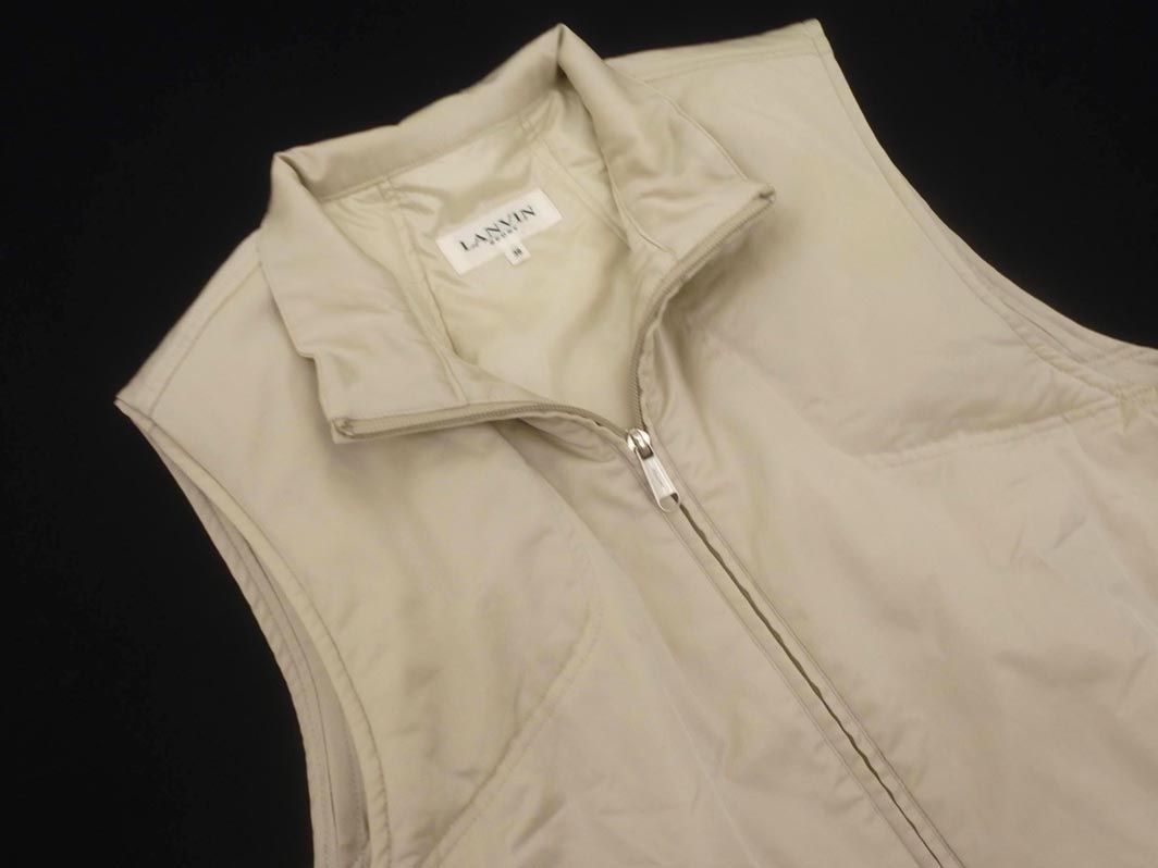 LANVIN ランバン SPORT 中綿ベスト size38/ベージュ ◇□ レディース