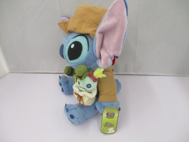 中古品 ディズニー スティッチ トレジャーハント ぬいぐるみ 探検家