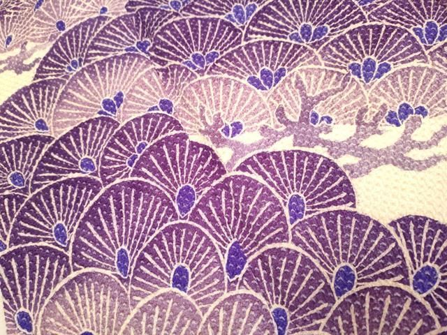 平和屋着物○名門 藤娘きぬたや・総絞り 振袖 エ霞松文 正絹 逸品