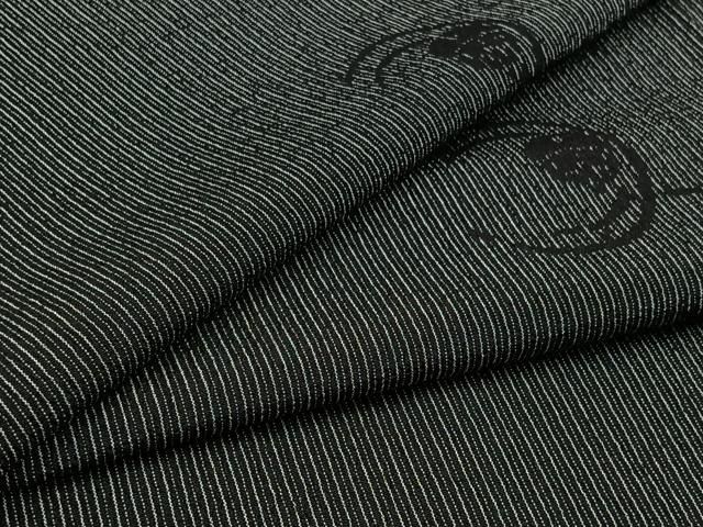 平和屋着物▽上質な小紋　単衣　鈴　黒地　正絹　逸品　AABD6056jh 平和屋着物▽上質な小紋 単衣 鈴 黒地 正絹 逸品 AABD6056jh - メルカリ