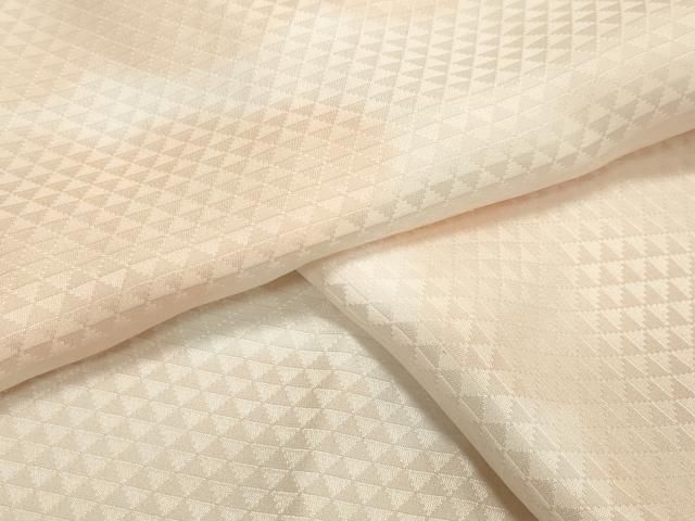 平和屋着物○長襦袢 無双仕立て 雲重ね地紋 暈し染め 正絹 逸品 CABA1502gh