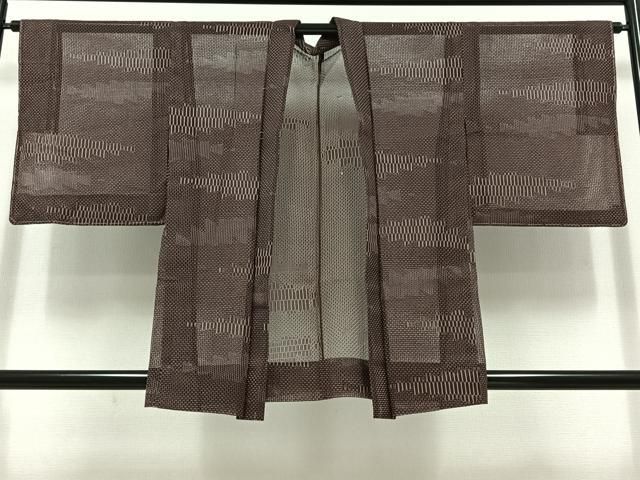 平和屋着物▽羽織　スリーシーズン　春夏秋　塵除け　雲文　正絹　逸品　AABD6443jh 平和屋着物▽羽織 スリーシーズン 春夏秋 塵除け 雲文 正絹 逸品