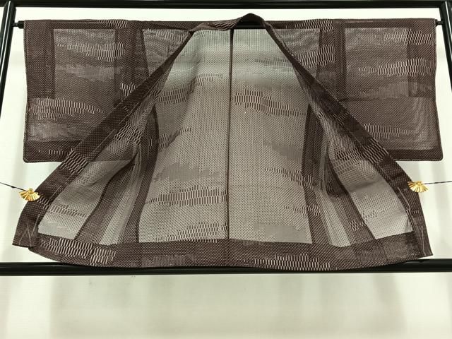 平和屋着物▽羽織 スリーシーズン 春夏秋 塵除け 雲文 正絹 jh