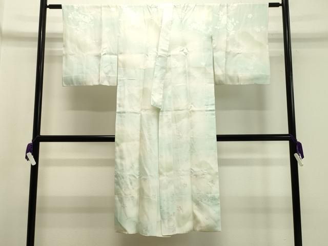 平和屋着物●長襦袢 袷 遠山花地紋 暈し染め 正絹 gh