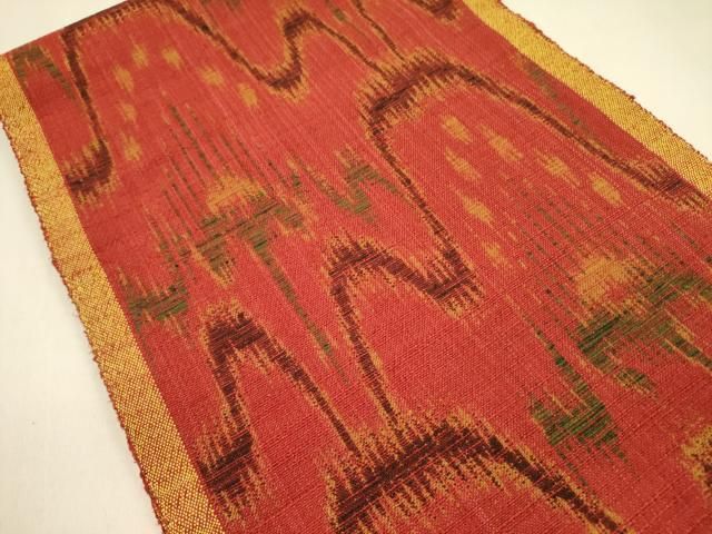 平和屋着物○八寸名古屋帯 紬地 太子間道 正絹 逸品 DAAZ2442op - メルカリ