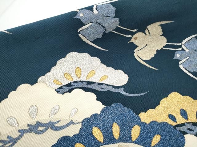 平和屋着物●爪掻き本綴れ