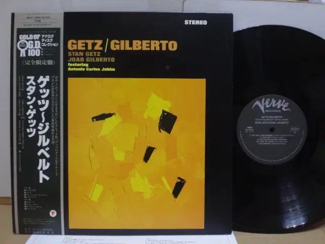 日本 LP Stan Getz ー Joao Gilberto 盤