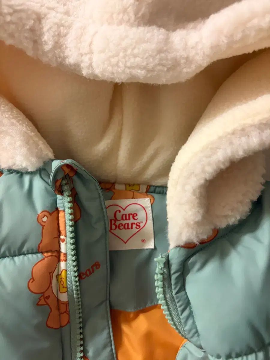 ケアベア キッズ ボア ダウン アウター 90