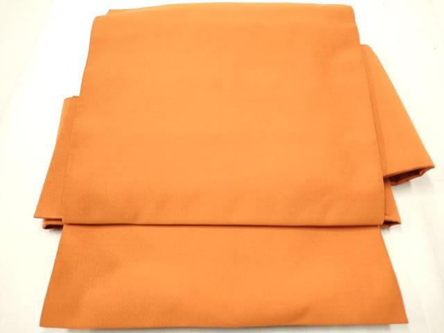 平和屋着物 爪掻き本綴れ ワンタッチつけ帯 朱色 正絹 hy