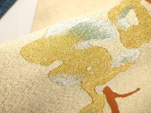 平和屋着物●爪掻き本綴れ