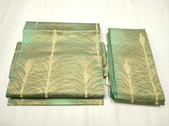 平和屋着物 西陣 川島織物 つけ帯 つくし 金糸 引箔 正絹 hy