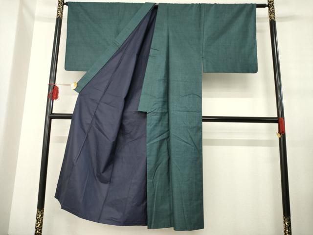 平和屋着物 男性 本場大島紬 アンサンブル 100亀甲 総詰め 手織り 恵純雄作 証紙付き 正絹 ck