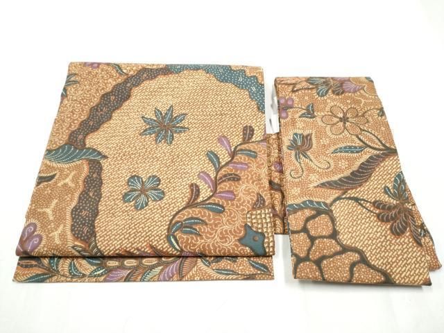 平和屋着物 つけ帯 更紗花文 綿 hy