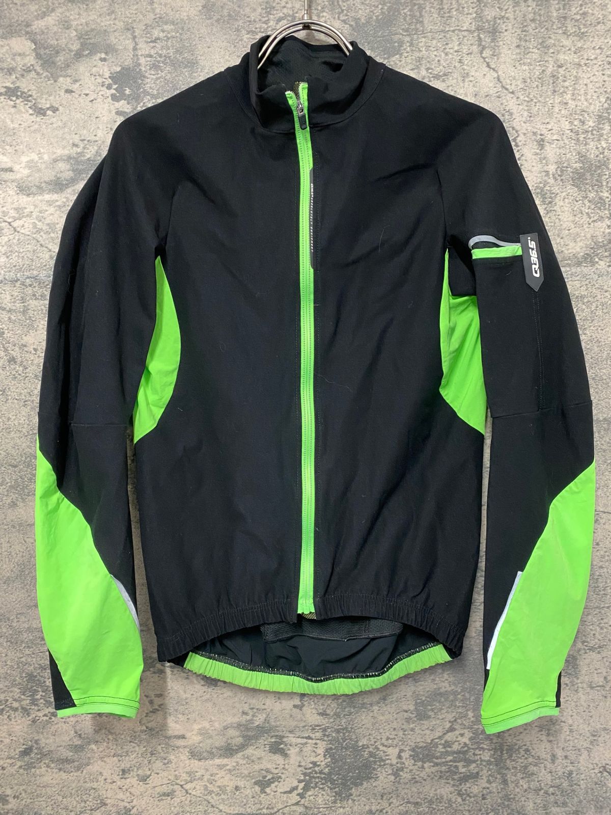 JD 834 Q 36 5 長袖 サイクルジャケット 黒 S 裏起毛 動物の毛