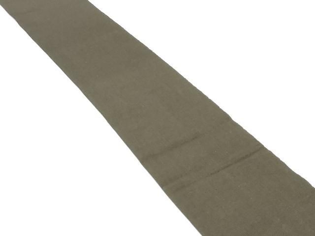 平和屋着物 男性 本場筑前博多織 角帯 鉄黒色 蝋色 正絹 ob