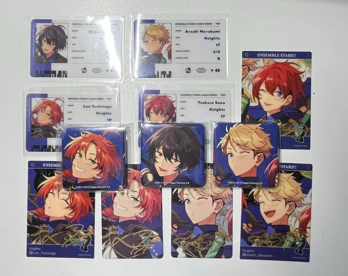 あんスタ 応援缶バッジ Knights レオ 泉 凛月 嵐 司 【公式通販】