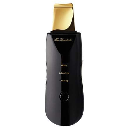 日本製 The Beautools Rocklean ロックリーン ウォーターピーリング 美容家電 複合 美顔器 美容機 クレンジング 洗顔 超音波 毛穴 黒ずみ 洗浄 ブラック