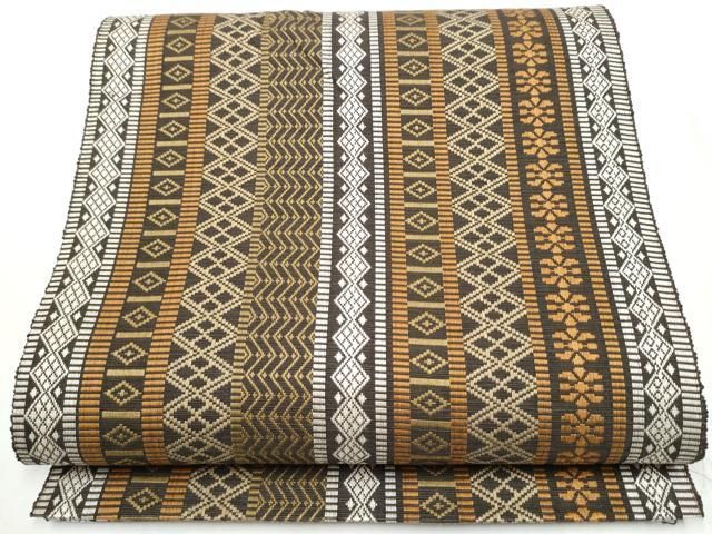 平和屋着物●本場筑前博多織 八寸名古屋帯 吉祥花間道 正絹 hy