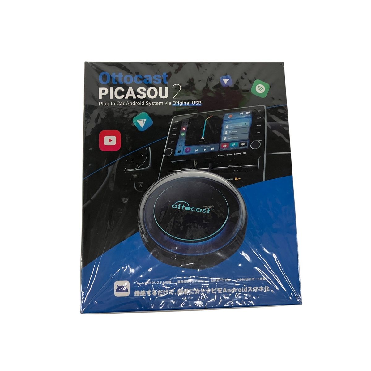 Ottocast PCS40 PICASOU2 カー用品 オットキャスト ピカソウ2 中古