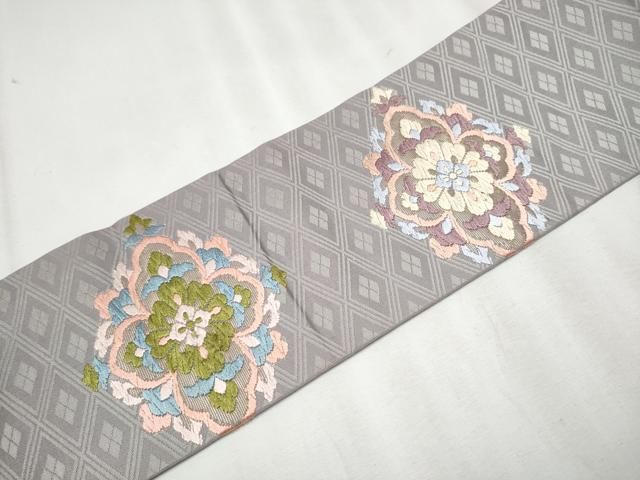  平和屋着物 九寸名古屋帯 唐織 正倉院花文 金糸 正絹 hy 名古屋帯 帯