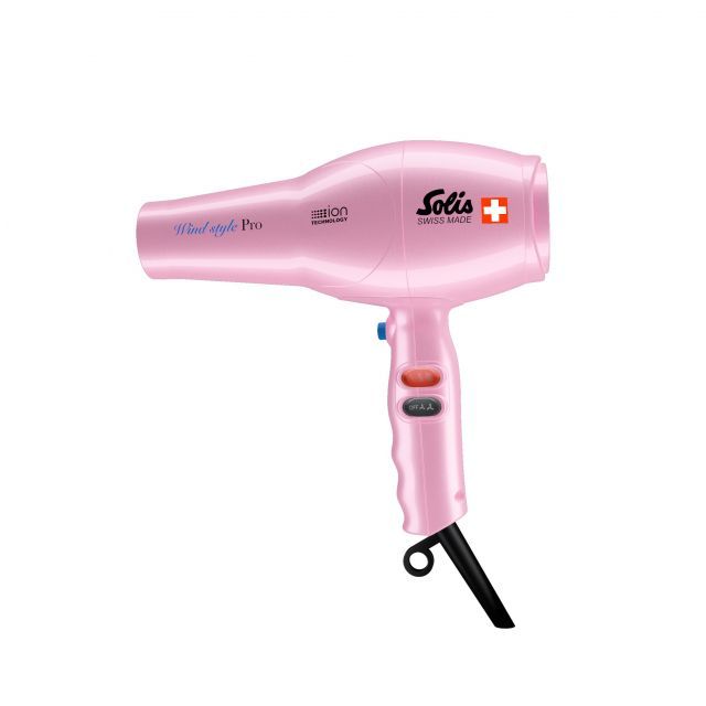 ソリス家庭用ドライヤー サロンのような仕上がり クールショットボタン イオンテクノロジー ウインドスタイルプロ ソフトピンク